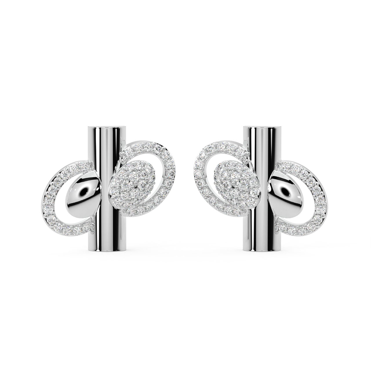 Elegant Women Diamond Earrings